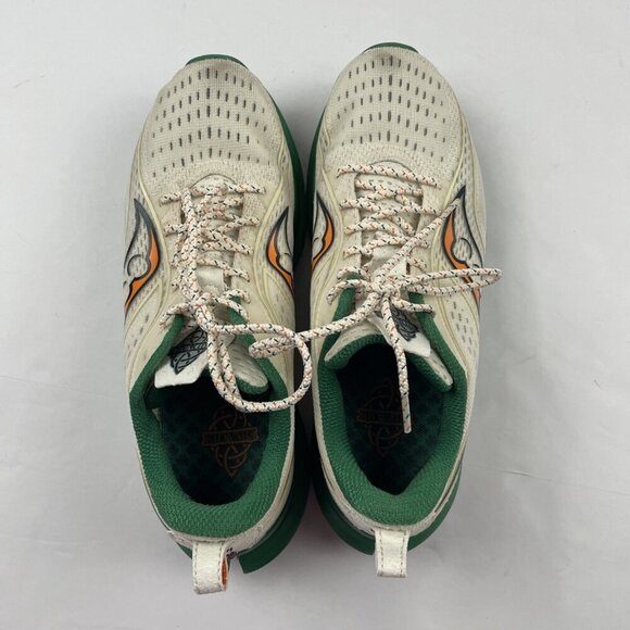 Saucony Kinvara 13 Running Shoes Women’s 7.5 PWR Run Shamrock Green Lightweight - Picture 7 of 13